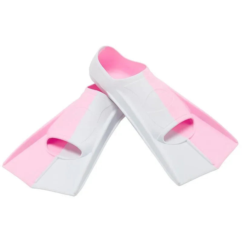 Silicone Short Swimming Fins for Men, Women, and Children - Lightweight Diving Training Footplate