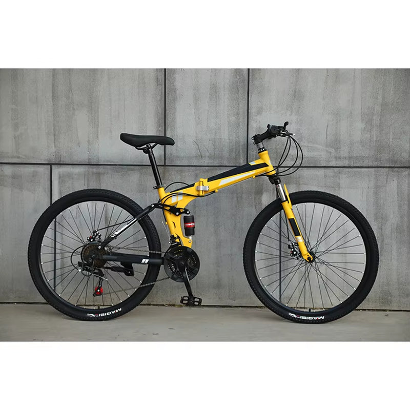 Experience the Thrill of Adventure with the 21-Speed Aluminum Alloy Full Shockproof Frame Disc Brake Racing Bike – Perfect for Adults!