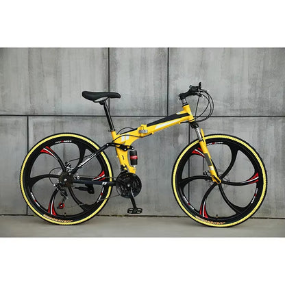 Experience the Thrill of Adventure with the 21-Speed Aluminum Alloy Full Shockproof Frame Disc Brake Racing Bike – Perfect for Adults!