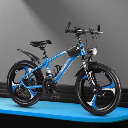 Customized Mountain Bikes for Kids for 8-15 Years Old Disc Brake Variable Speed Shock-Absorbing Features for Students