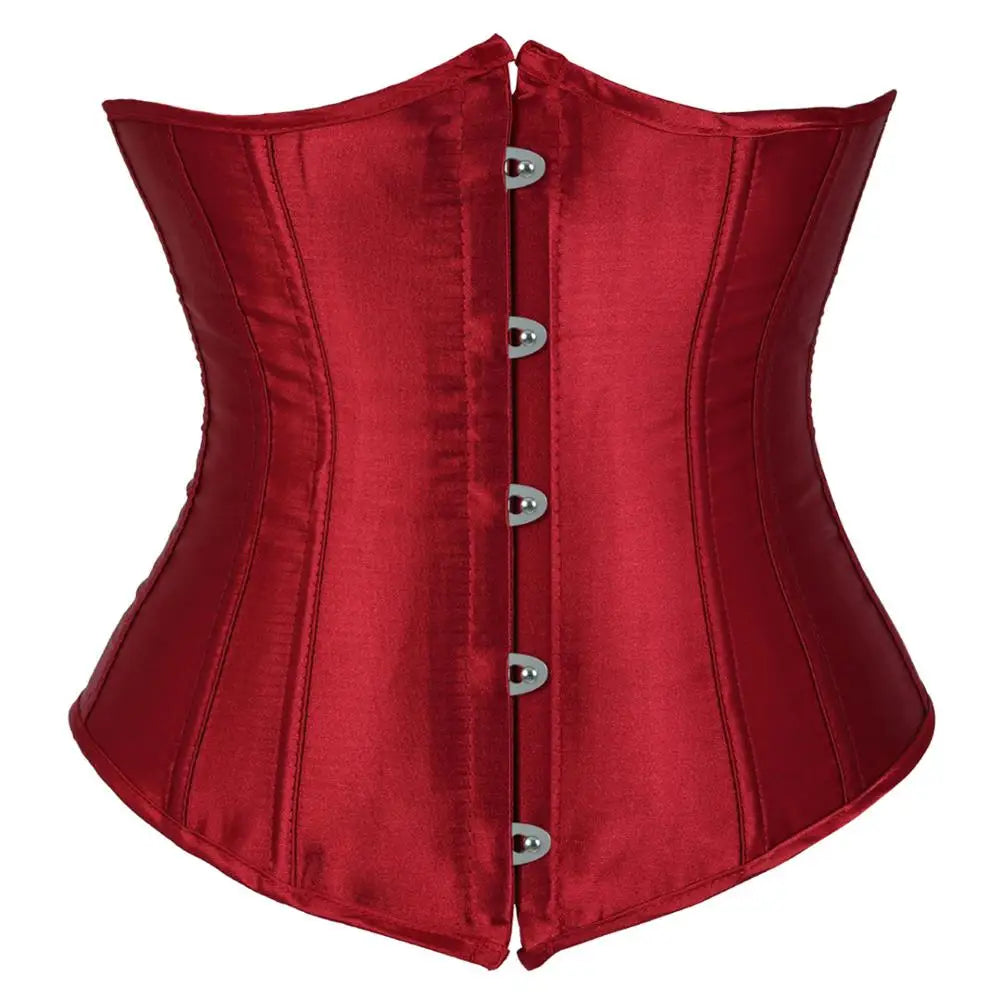 Corsé Gótico Underbust con Cordones – Entrenador de Cintura Sexy | Tallas XS–7XL