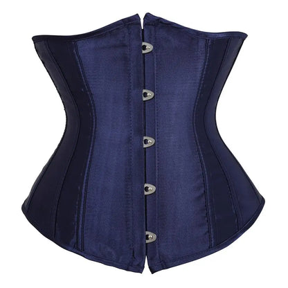 Corsé Gótico Underbust con Cordones – Entrenador de Cintura Sexy | Tallas XS–7XL