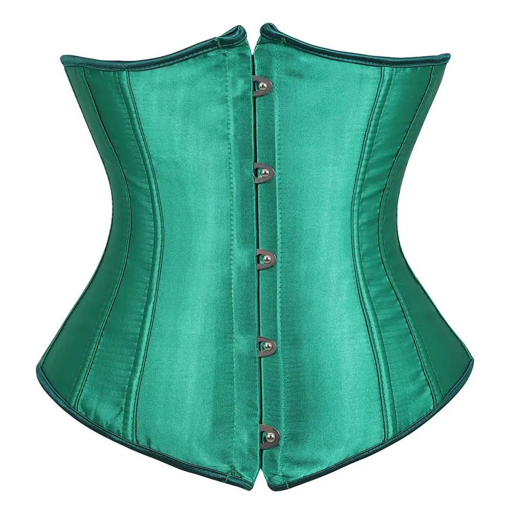 Corsé Gótico Underbust con Cordones – Entrenador de Cintura Sexy | Tallas XS–7XL