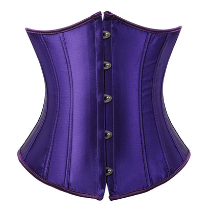 Corsé Gótico Underbust con Cordones – Entrenador de Cintura Sexy | Tallas XS–7XL