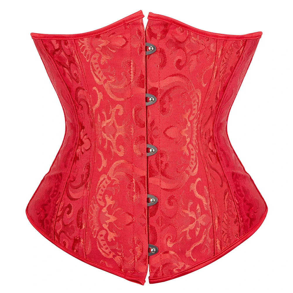 Corsé Gótico Underbust con Cordones – Entrenador de Cintura Sexy | Tallas XS–7XL