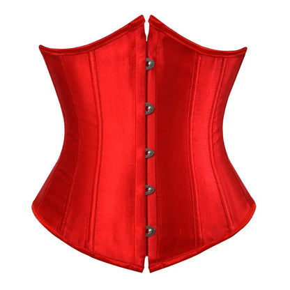 Corsé Gótico Underbust con Cordones – Entrenador de Cintura Sexy | Tallas XS–7XL