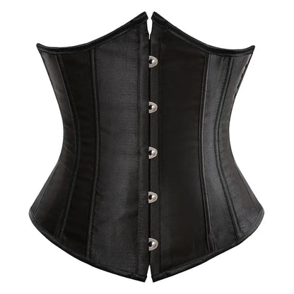 Corsé Gótico Underbust con Cordones – Entrenador de Cintura Sexy | Tallas XS–7XL