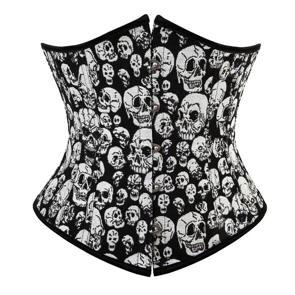 Corsé Gótico Underbust con Cordones – Entrenador de Cintura Sexy | Tallas XS–7XL
