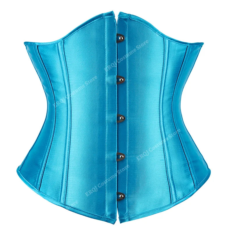 Corsé Gótico Underbust con Cordones – Entrenador de Cintura Sexy | Tallas XS–7XL