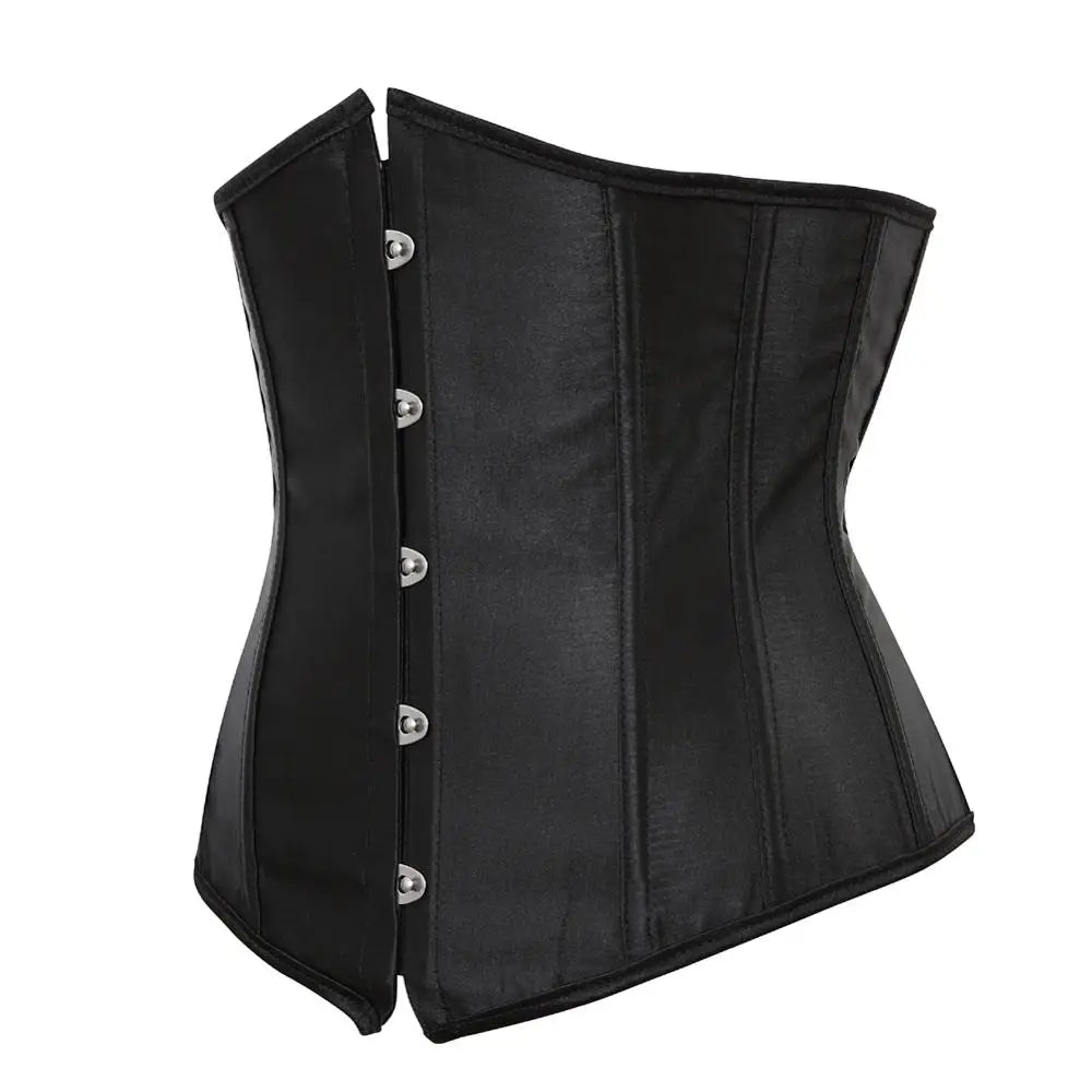 Corsé Gótico Underbust con Cordones – Entrenador de Cintura Sexy | Tallas XS–7XL