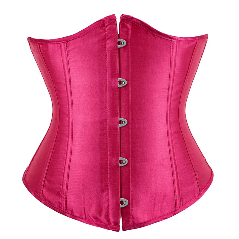 Corsé Gótico Underbust con Cordones – Entrenador de Cintura Sexy | Tallas XS–7XL