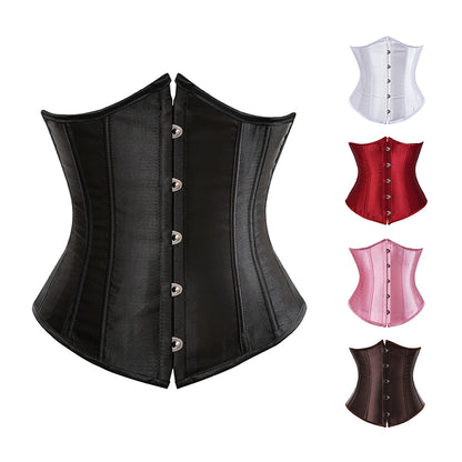 Corsé Gótico Underbust con Cordones – Entrenador de Cintura Sexy | Tallas XS–7XL