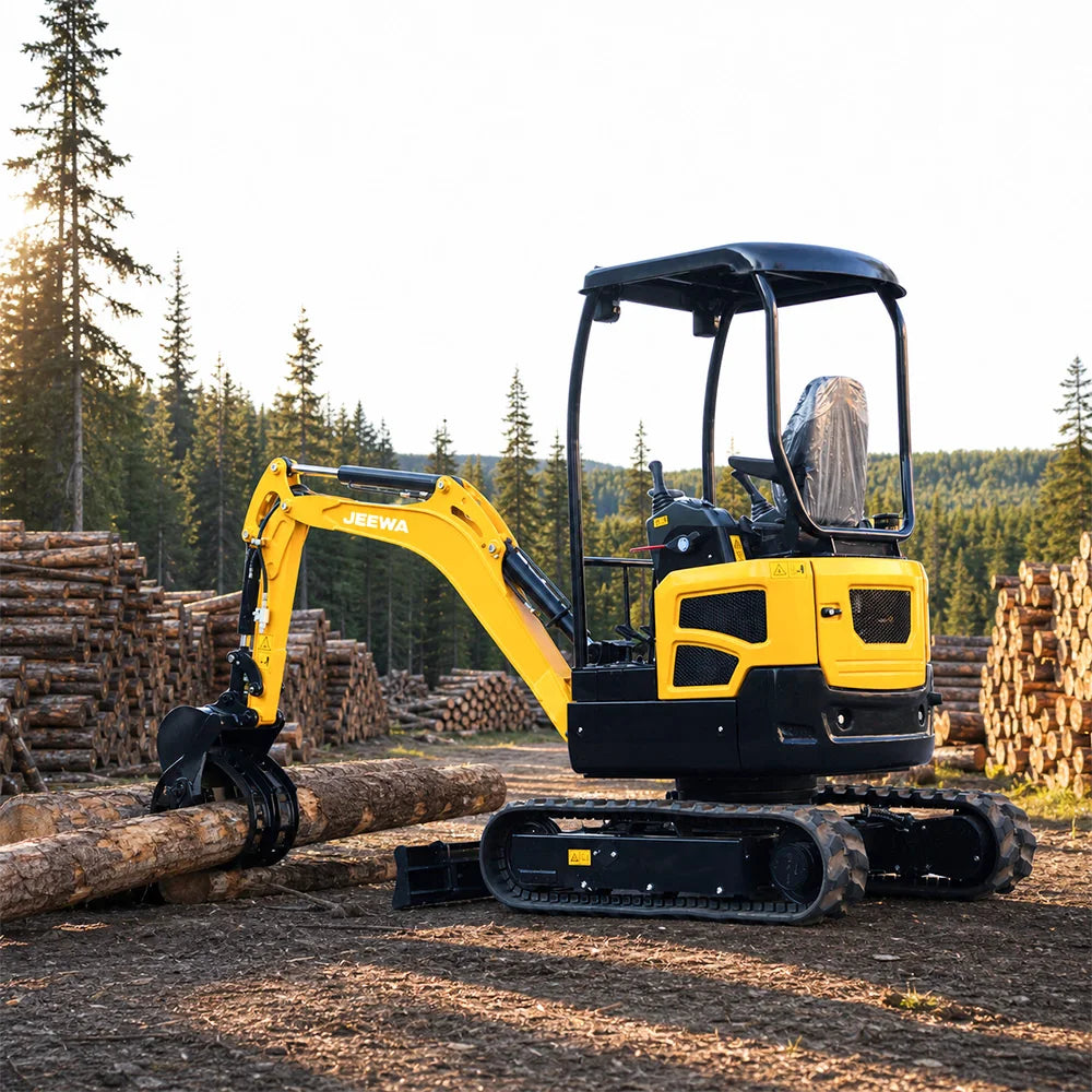 Miniexcavadora JW18U 1,8 Ton – Motor Kubota 18 CV | Hidráulica Multifuncional