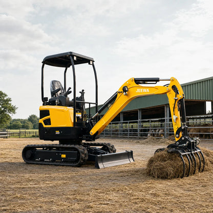 Miniexcavadora JW18U 1,8 Ton – Motor Kubota 18 CV | Hidráulica Multifuncional