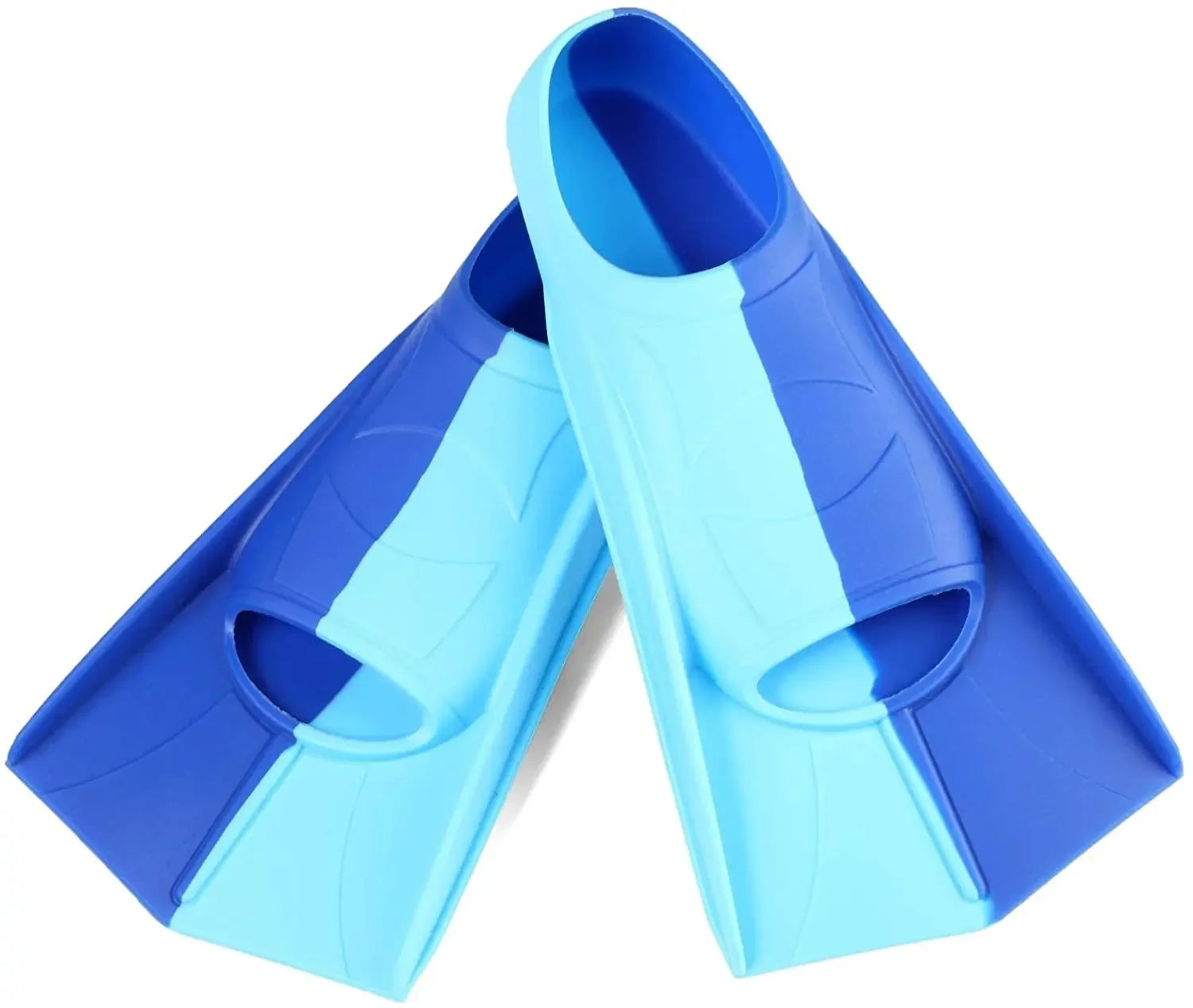 Silicone Short Swimming Fins for Men, Women, and Children - Lightweight Diving Training Footplate